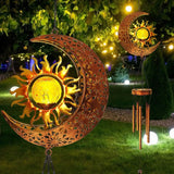 Solar Wind Chimes Garden Decorative Wind Chime Light Solar Outdoor Lights - Tophatter Daily Deals