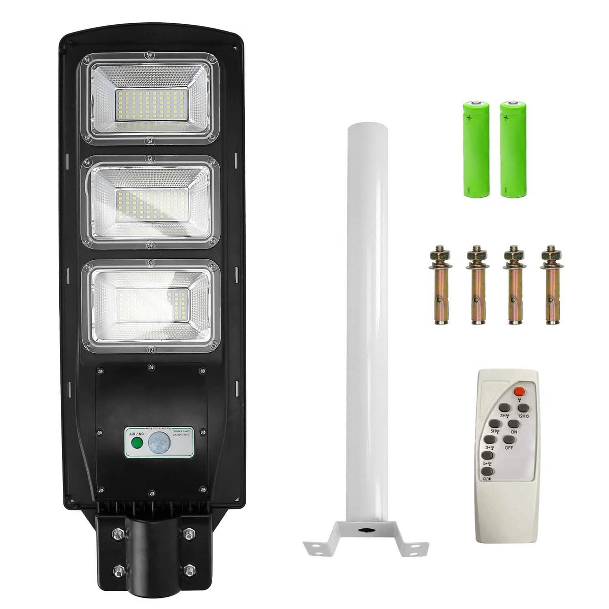 Solar Wireless IP65 Waterproof Street Path Light 90W Outdoor Lighting - Tophatter Daily Deals