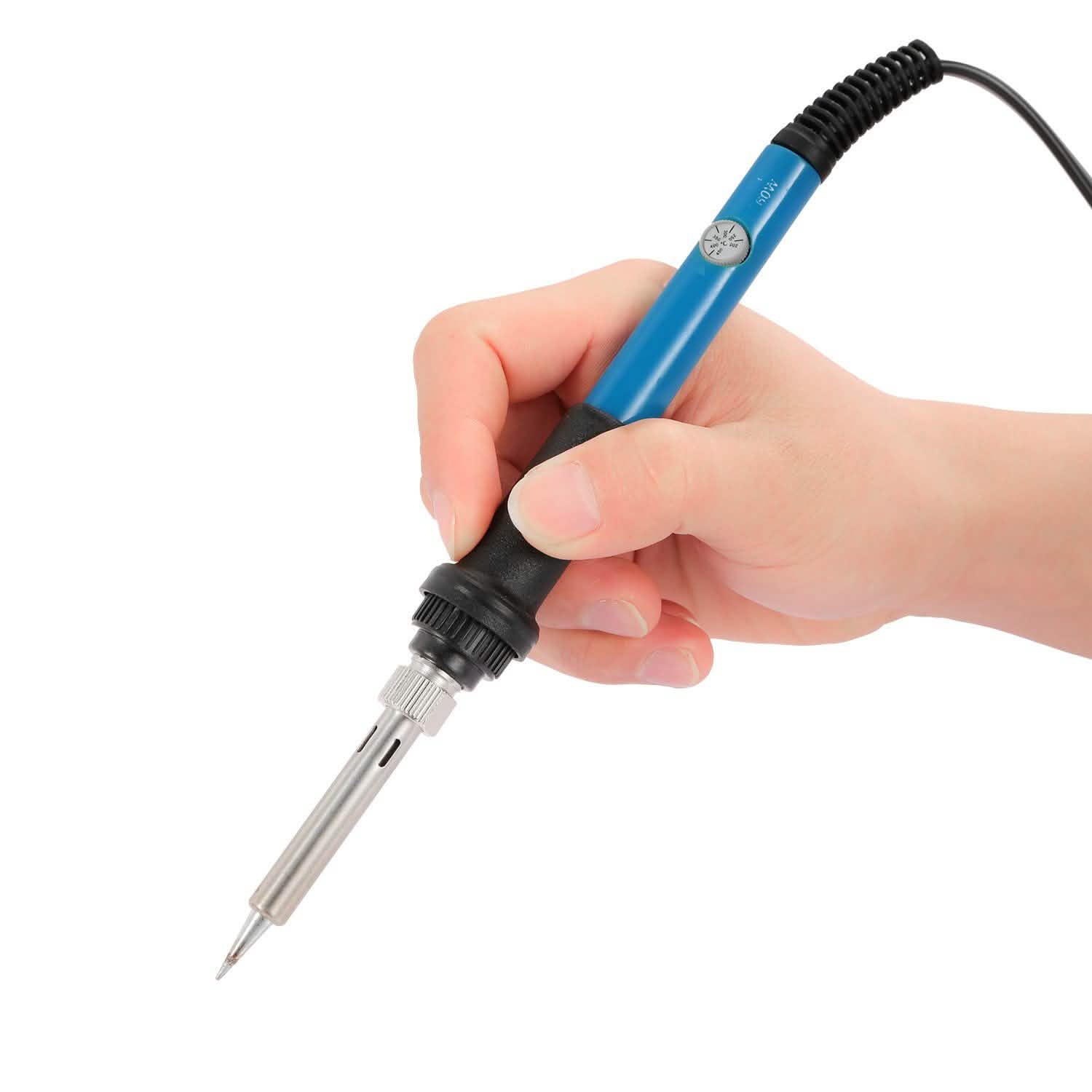 Soldering Iron 110V/60W Adjustable Temperature Home Improvement - Tophatter Daily Deals