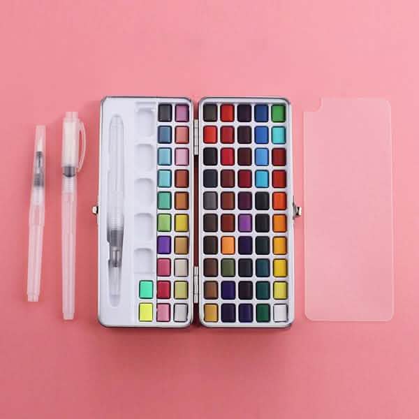 Solid Watercolor Pigment Set 72 Colors School, Office & Art Supplies - Tophatter Daily Deals