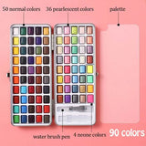Solid Watercolor Pigment Set School, Office & Art Supplies - Tophatter Daily Deals