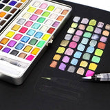 Solid Watercolor Pigment Set School, Office & Art Supplies - Tophatter Daily Deals