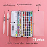 Solid Watercolor Pigment Set School, Office & Art Supplies - Tophatter Daily Deals