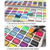 Solid Watercolor Pigment Set School, Office & Art Supplies - Tophatter Daily Deals