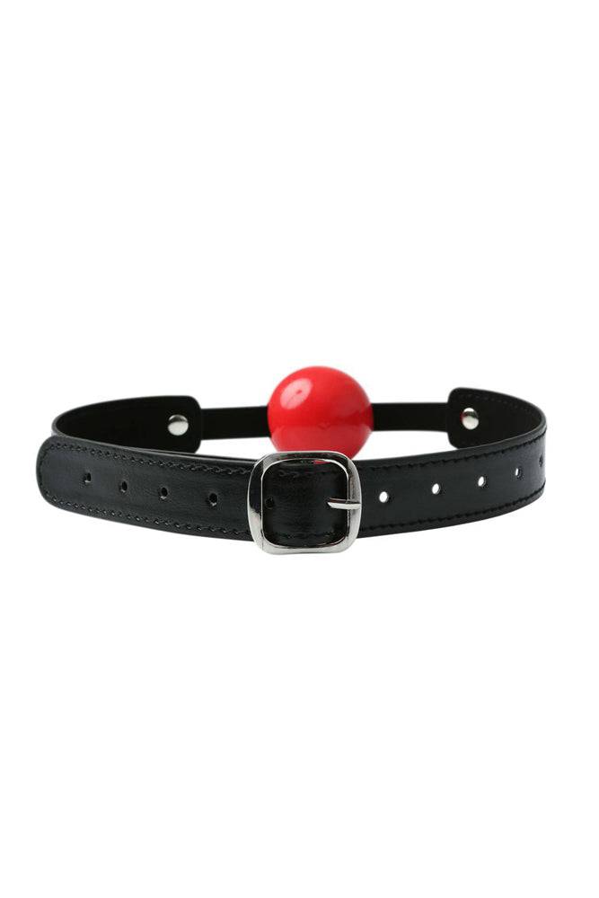 Sex & Mischief - Solid Ball Gag - Red BDSM - Tophatter Daily Deals