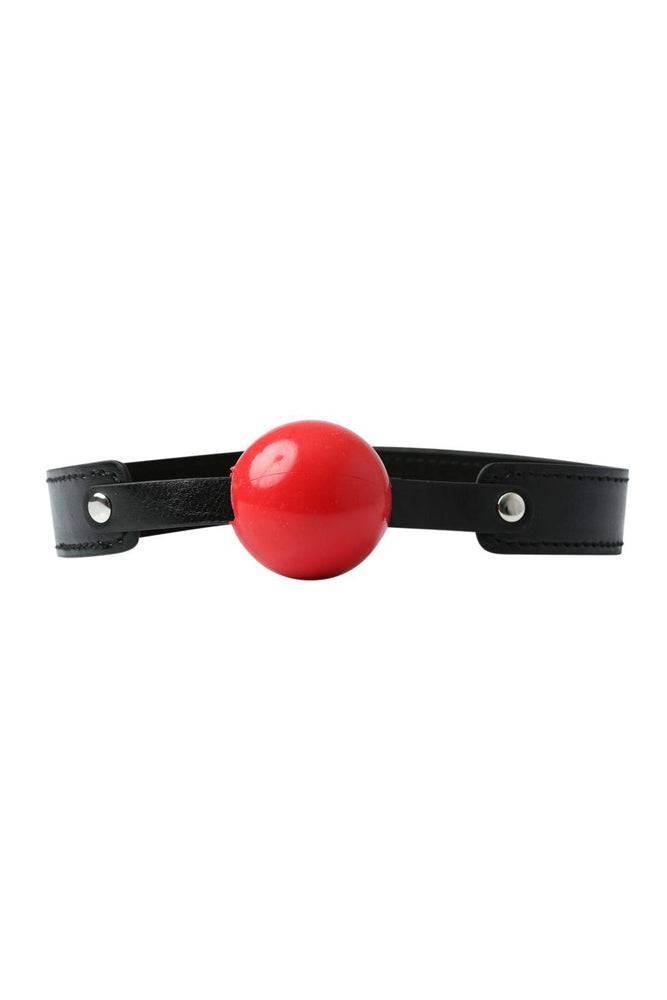 Sex & Mischief - Solid Ball Gag - Red BDSM - Tophatter Daily Deals