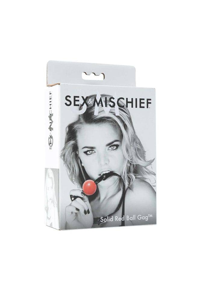 Sex & Mischief - Solid Ball Gag - Red BDSM - Tophatter Daily Deals