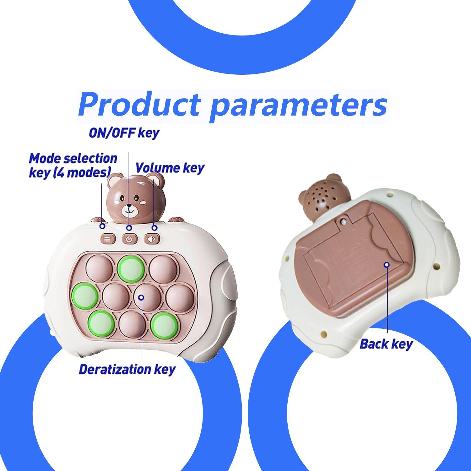 Funny Puzzle Game - Pop Push It Game Controller Bubble Sensory Fidget Learning Toys For Kids Baby & Toddler - Tophatter Daily Deals