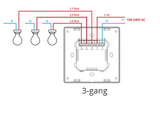 SONOFF M5 WIFI WALL SWITCH - 3 GANG - Tophatter's Army Deals AUTOMATION - Tophatter Daily Deals