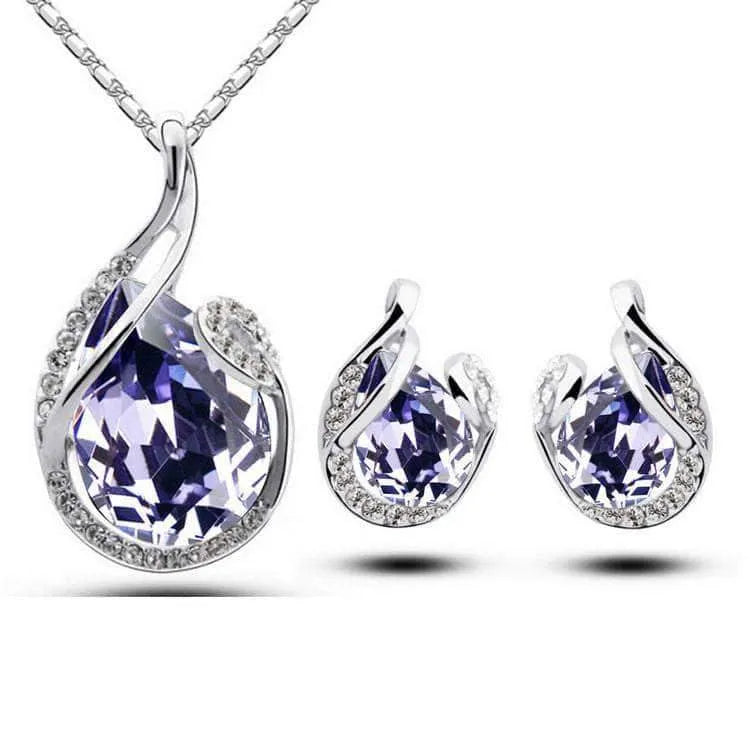 Sophisticated Jewelry Set Necklaces - Tophatter Daily Deals