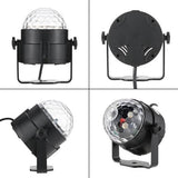 Sound Activated Rotating Disco Ball Party Lights Strobe Light Indoor Lighting - Tophatter Daily Deals