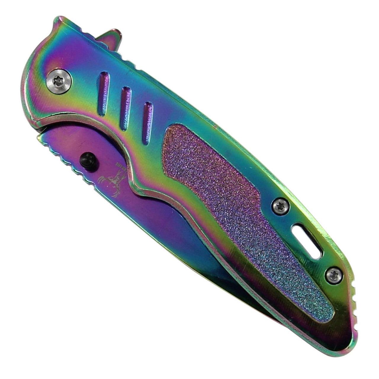 Hunt For Life Good Intentions Spring Assist Knife Knives - Tophatter Daily Deals