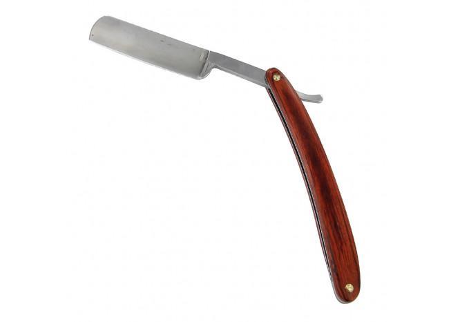 The Duke Grooming Wood Straight Razor knives - Tophatter Daily Deals