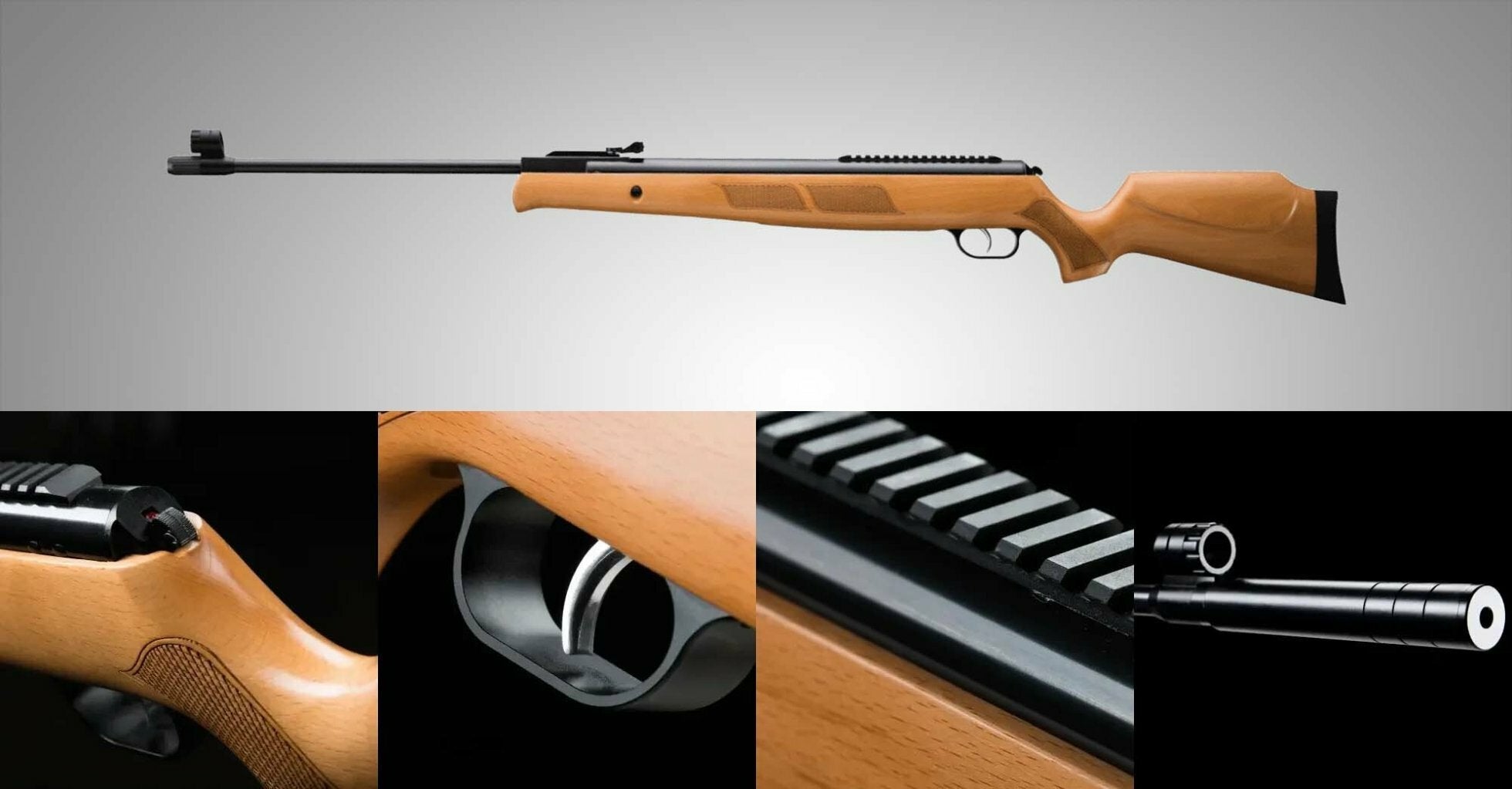 SPA ARTEMIS GR1600W BREAK BARREL RIFLE, .22 - Tophatter's Army Deals RIFLES - Tophatter Daily Deals
