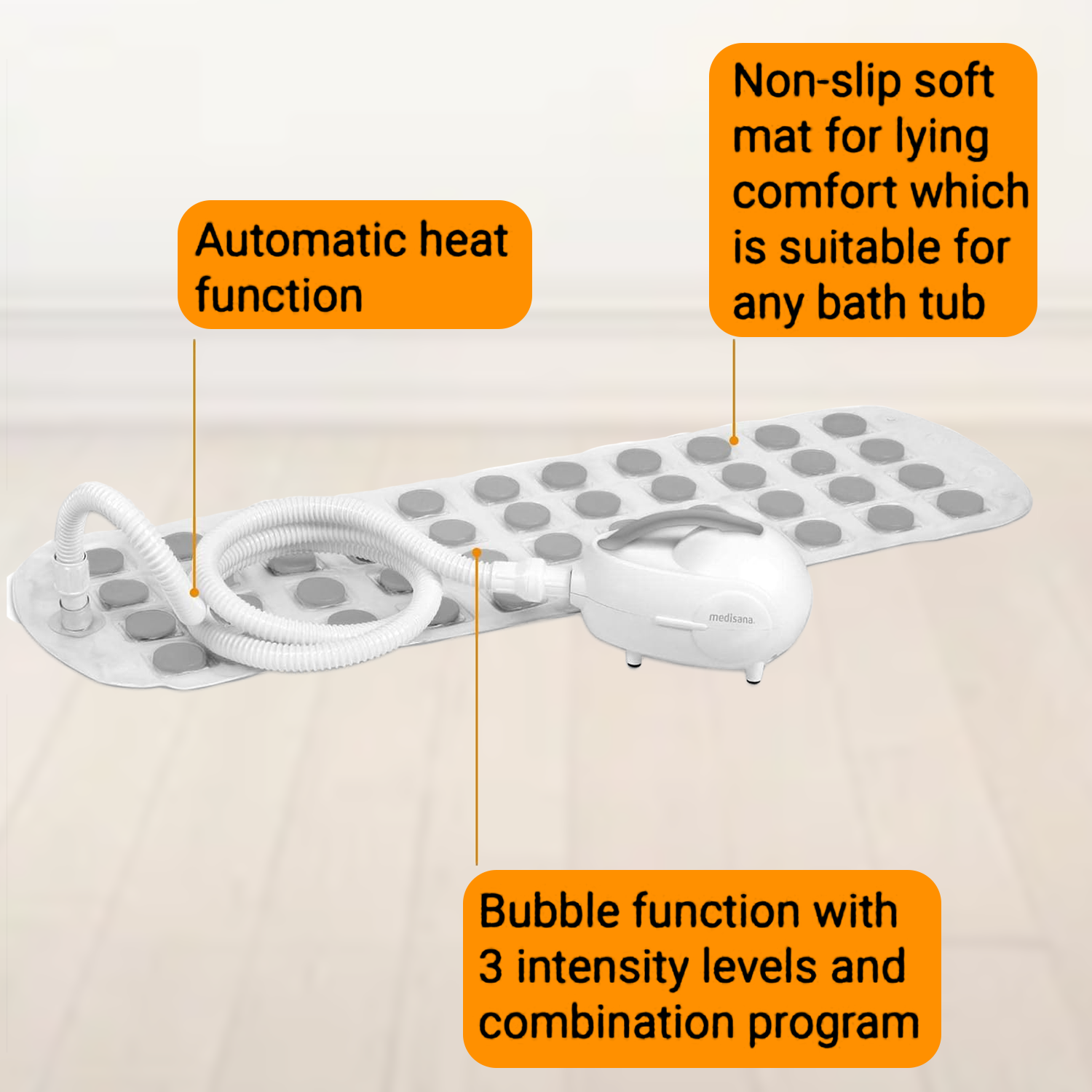 Bubble Bath Spa Mat - Bath Spa With Aroma Dispenser and Remote Control Relax!! Personal Care - Tophatter Daily Deals