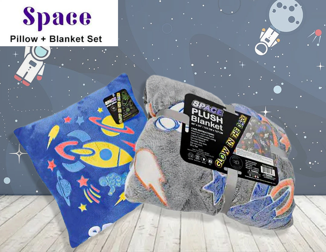 Glow in the Dark Blankets & Pillows Bedding - Tophatter Daily Deals