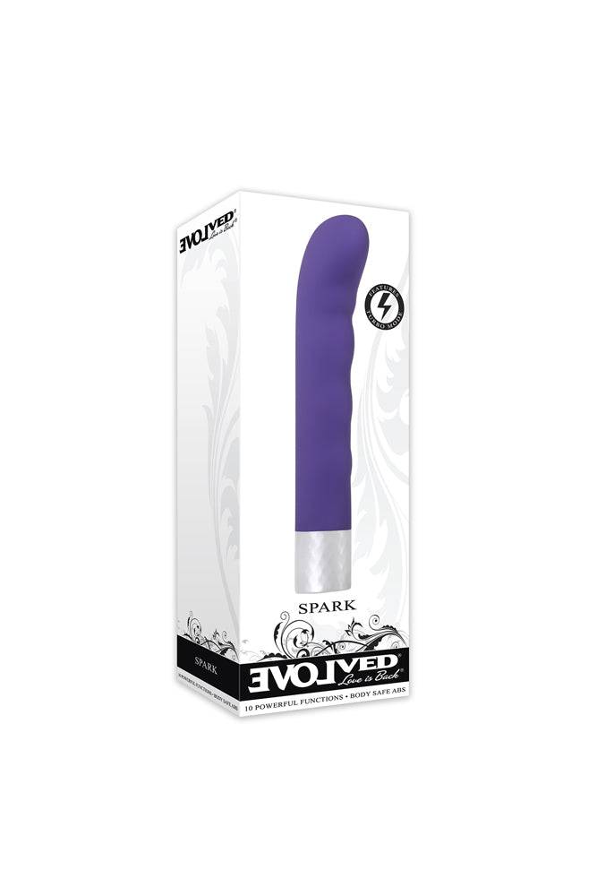 Evolved - Spark G-Spot Vibrator - Purple Sex Toy - Tophatter Daily Deals