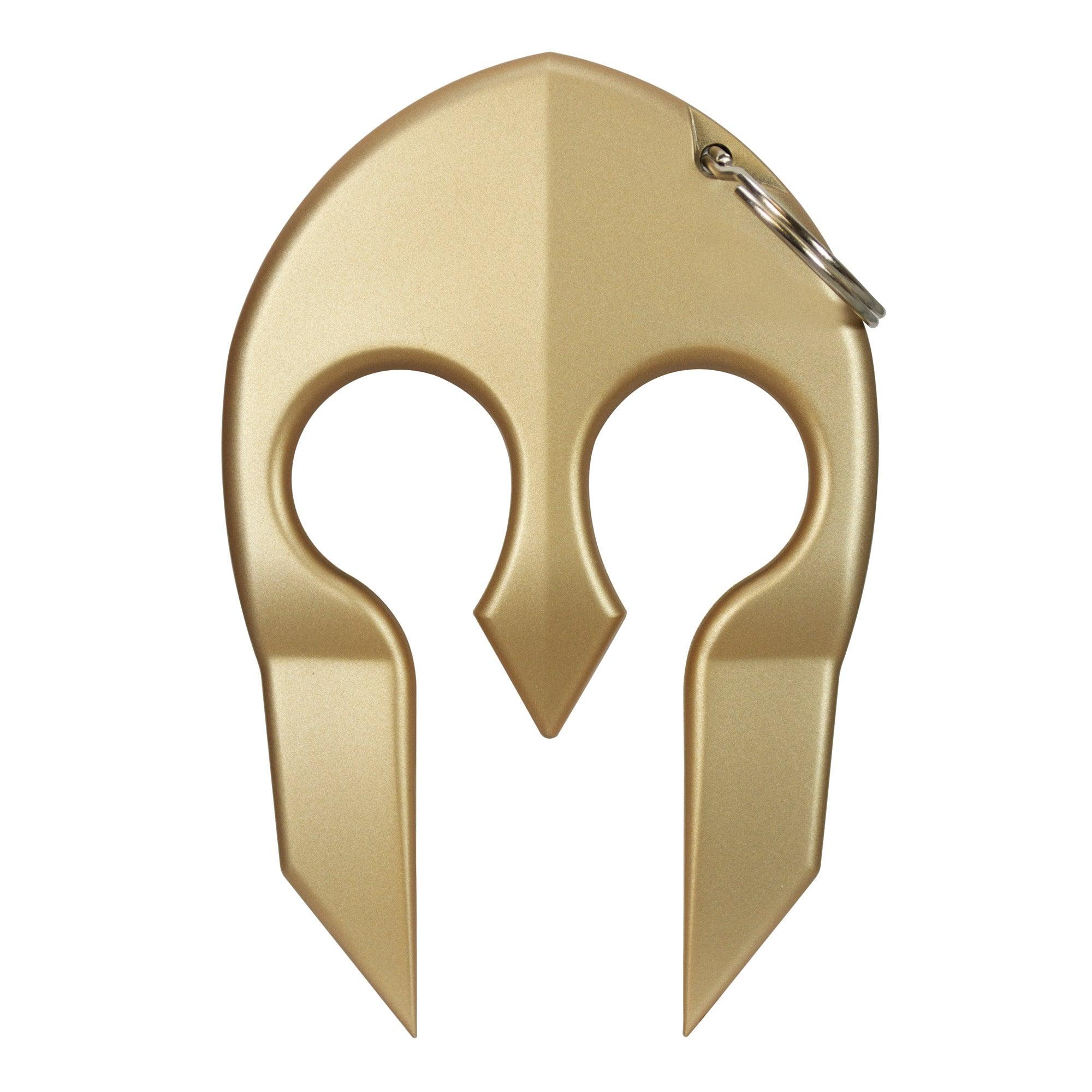 Spartan Self-Defense Key Chain Black - Gold - Silver Gold - Tophatter Daily Deals