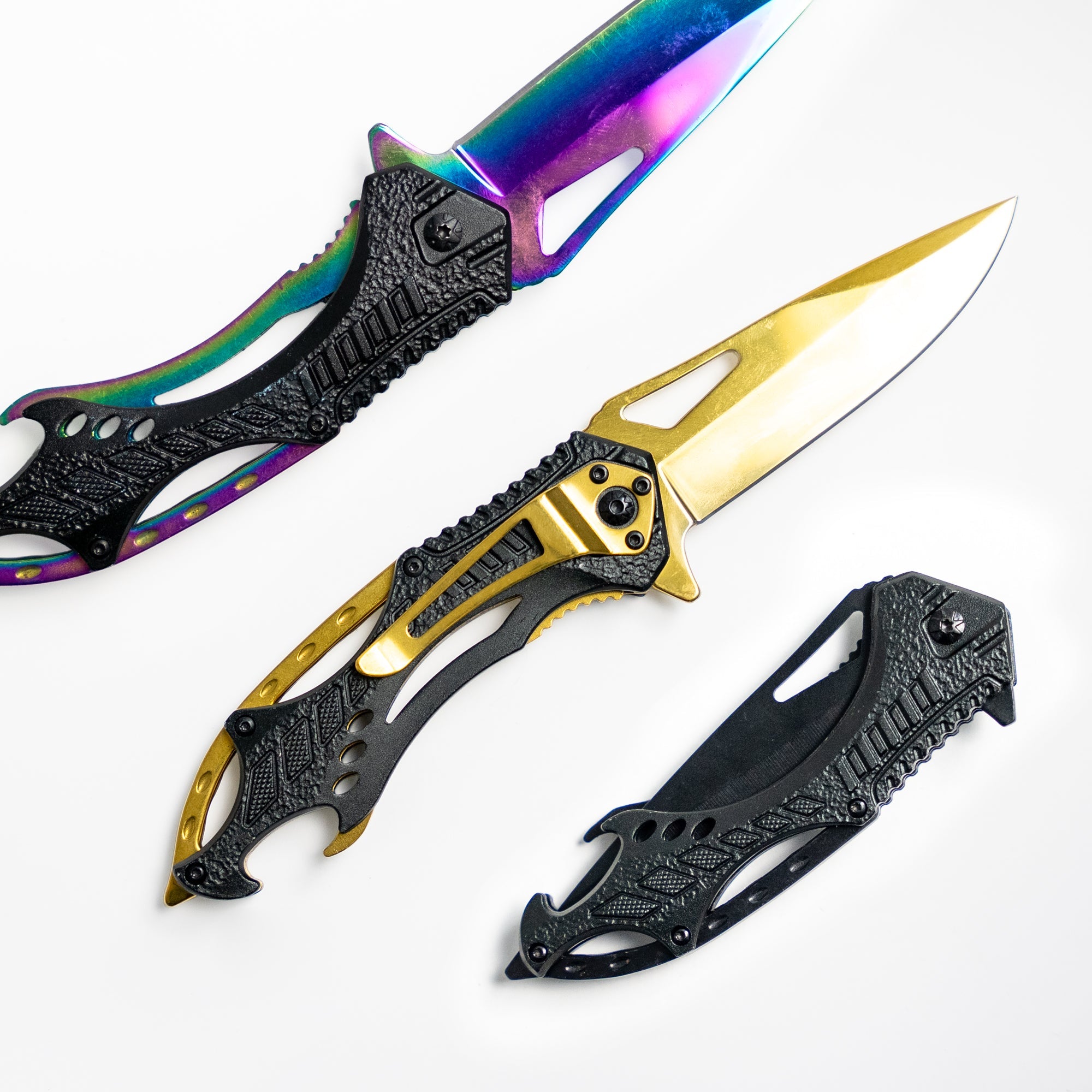 Fire and Steel - Spear Point Folding Knife Fire and Steel Exclusive - Tophatter Daily Deals