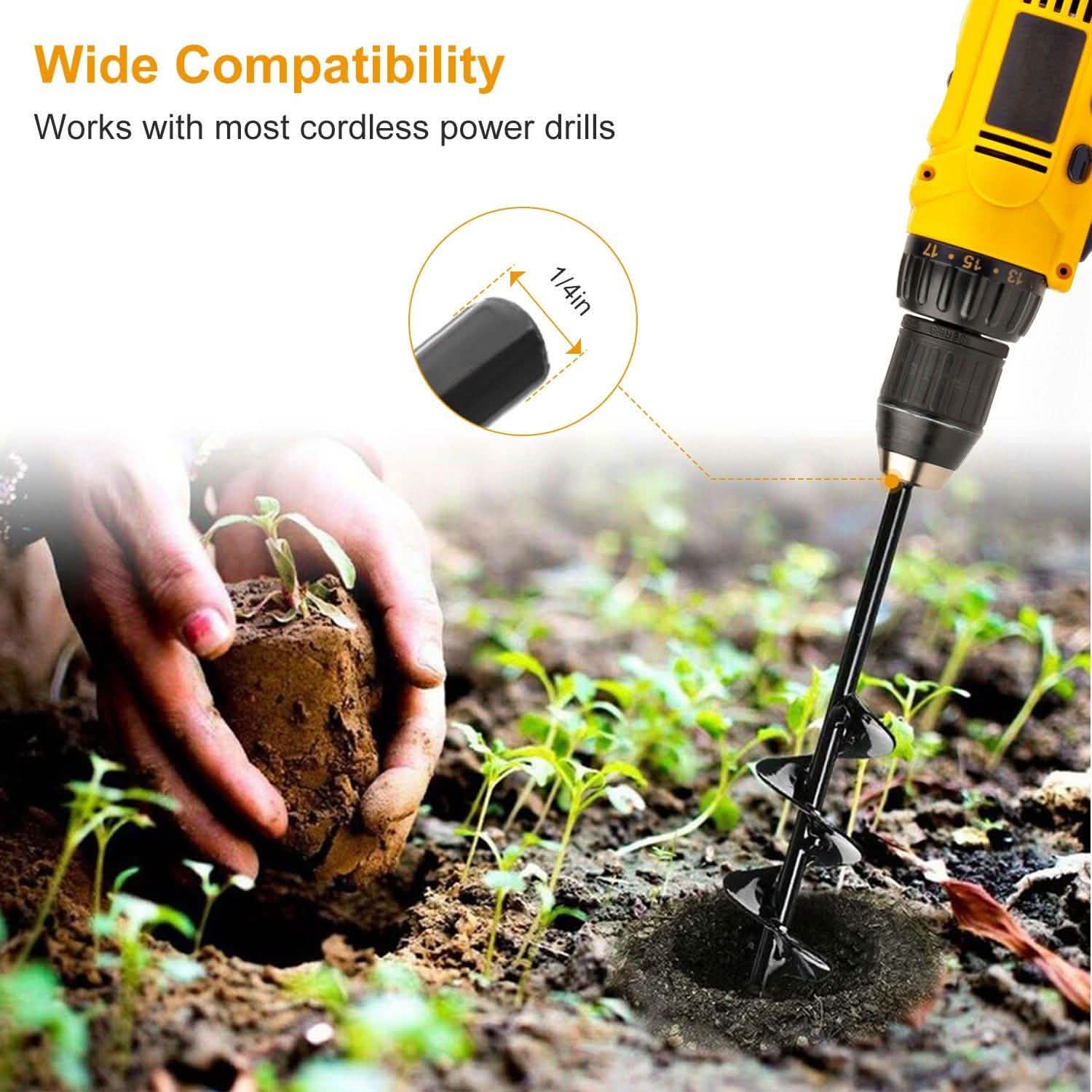 Spiral Drill Bit Gardening Auger Garden & Patio - Tophatter Daily Deals