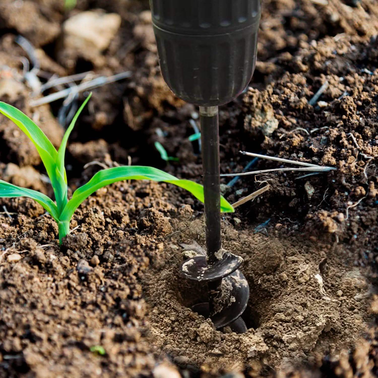 Spiral Drill Bit Gardening Auger Garden & Patio - Tophatter Daily Deals