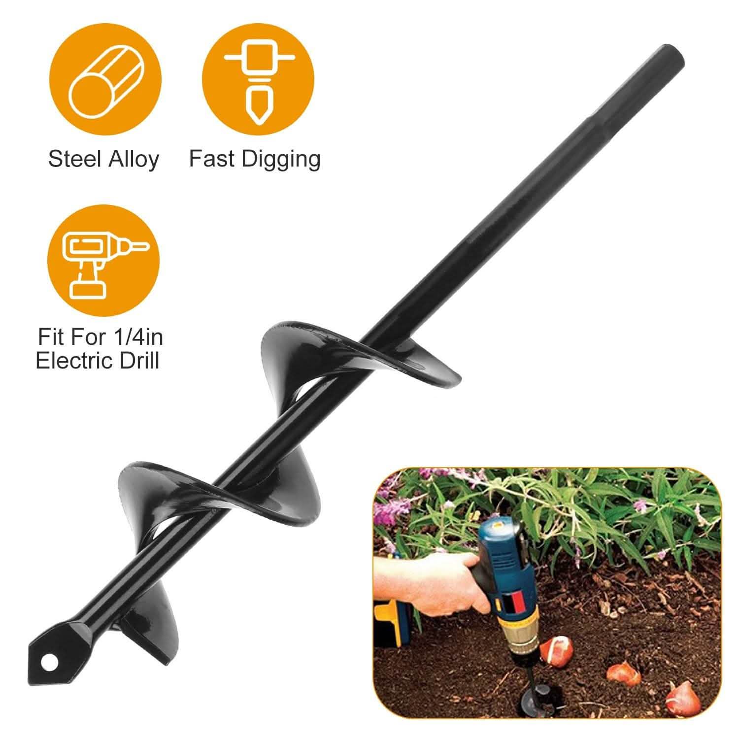 Spiral Drill Bit Gardening Auger Garden & Patio - Tophatter Daily Deals