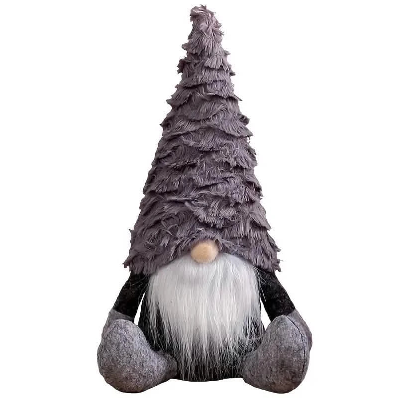 Spiral Hair Christmas Rudolph Pendant Gray Seasonal Decor - Tophatter Daily Deals
