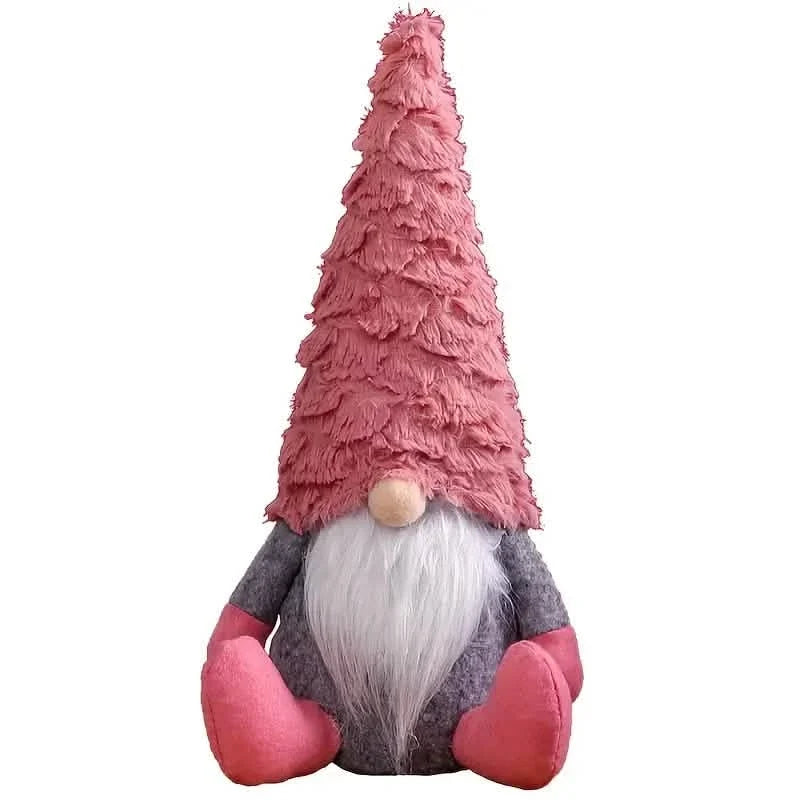 Spiral Hair Christmas Rudolph Pendant Pink Seasonal Decor - Tophatter Daily Deals