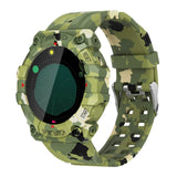 Sport Bracelet with Heart Rate Blood Pressure Sleep Monitor Camo Smart Watches - Tophatter Daily Deals
