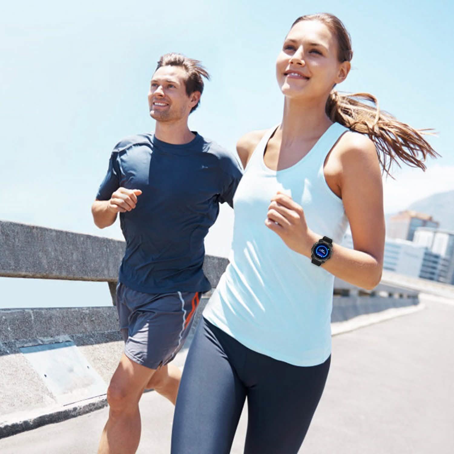 Sport Bracelet with Heart Rate Blood Pressure Sleep Monitor Smart Watches - Tophatter Daily Deals