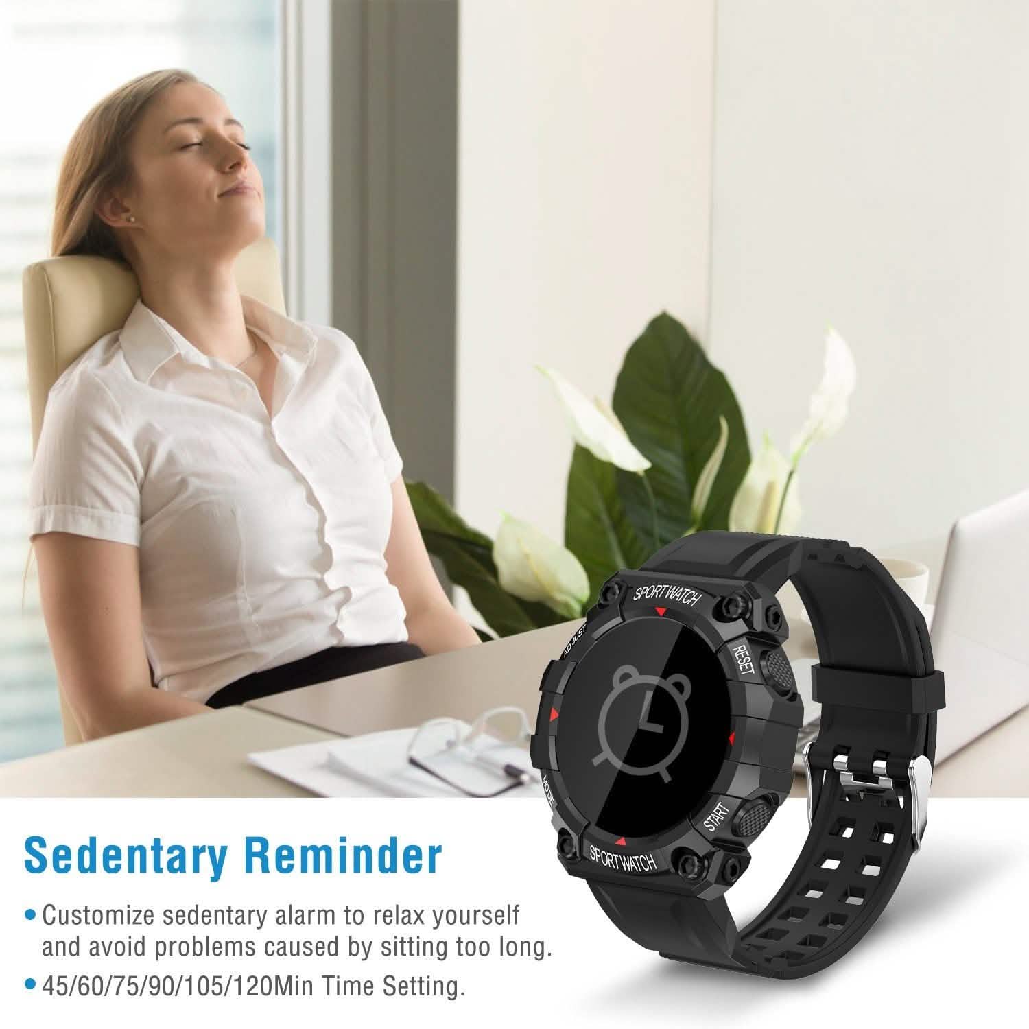 Sport Bracelet with Heart Rate Blood Pressure Sleep Monitor Smart Watches - Tophatter Daily Deals