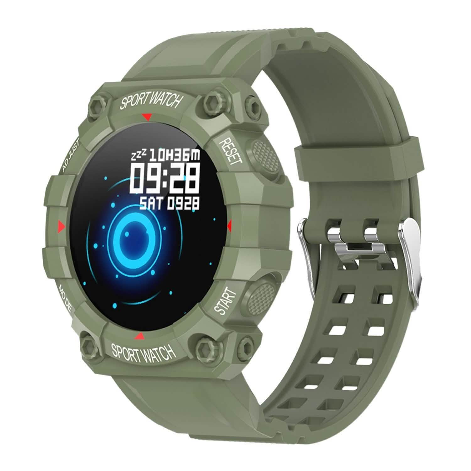 Sport Bracelet with Heart Rate Blood Pressure Sleep Monitor Green Smart Watches - Tophatter Daily Deals