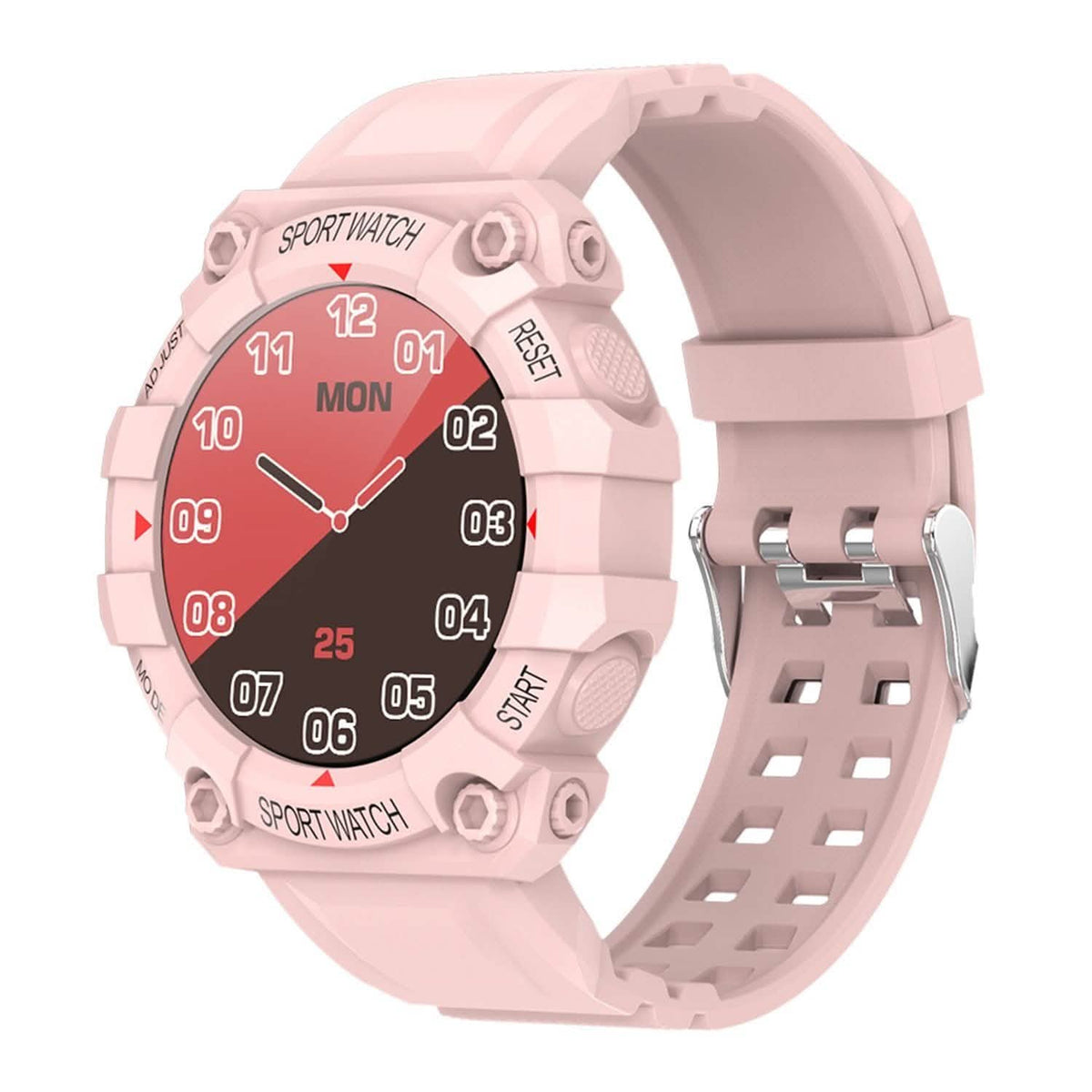 Sport Bracelet with Heart Rate Blood Pressure Sleep Monitor Pink Smart Watches - Tophatter Daily Deals