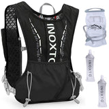 Sport Hydration Vest Running Backpack with 15oz, 50oz Water Bladder Black Outdoor Recreation - Tophatter Daily Deals