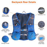 Sport Hydration Vest Running Backpack with 15oz, 50oz Water Bladder Outdoor Recreation - Tophatter Daily Deals