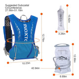 Sport Hydration Vest Running Backpack with 15oz, 50oz Water Bladder Outdoor Recreation - Tophatter Daily Deals