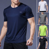 Sport T-Shirt Fitness Gym Men T-Shirts - Tophatter Daily Deals
