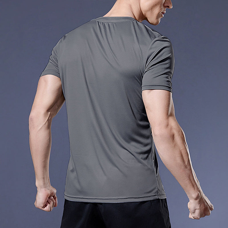 Sport T-Shirt Fitness Gym Men T-Shirts - Tophatter Daily Deals