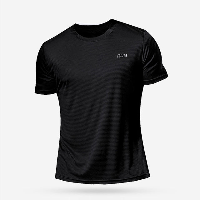 Sport T-Shirt Fitness Gym Black Men T-Shirts - Tophatter Daily Deals