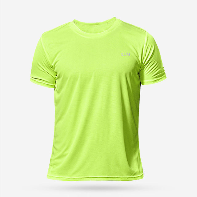Sport T-Shirt Fitness Gym Green Men T-Shirts - Tophatter Daily Deals