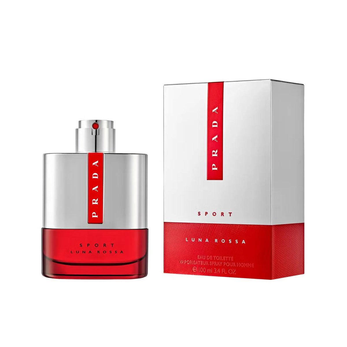 Prada Luna Rossa Sport Eau De Toilette 100ml Spray - Tophatter Daily Deals