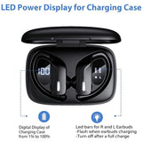 Sports Bluetooth Wireless Earbuds with Microphone In-Ear Headphones - Tophatter Daily Deals