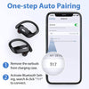 Sports Bluetooth Wireless Earbuds with Microphone In-Ear Headphones - Tophatter Daily Deals