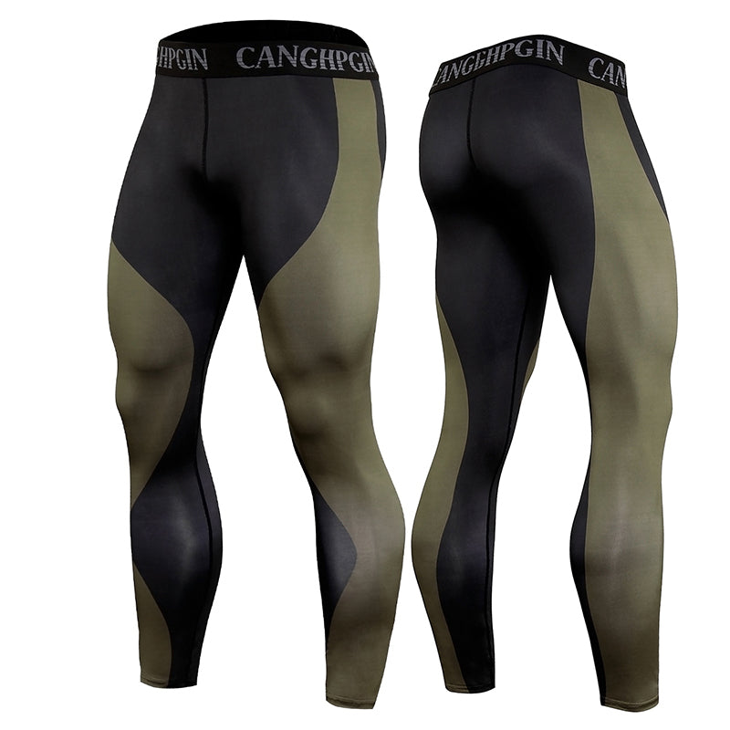 Sportswear Quick Dry Gym Fitness Tights Khaki Leggings - Tophatter Daily Deals