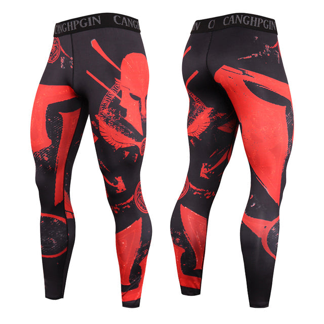 Sportswear Quick Dry Gym Fitness Tights Red Leggings - Tophatter Daily Deals
