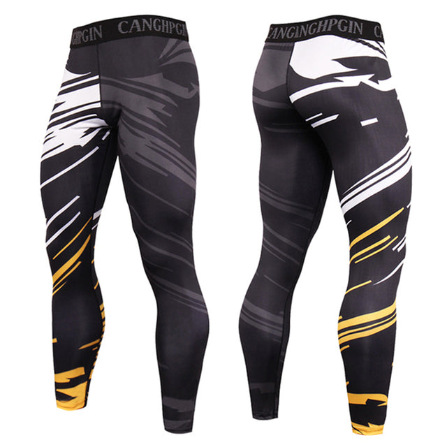 Sportswear Quick Dry Gym Fitness Tights Jet Black Leggings - Tophatter Daily Deals