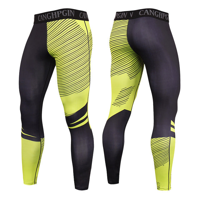 Sportswear Quick Dry Gym Fitness Tights Sunny Yellow Leggings - Tophatter Daily Deals