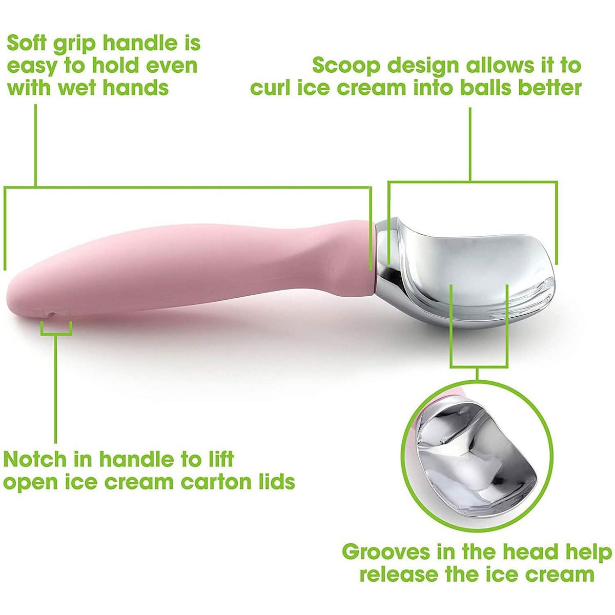 Spring Chef Ice Cream Scoop Kitchen Tools & Gadgets - Tophatter Daily Deals