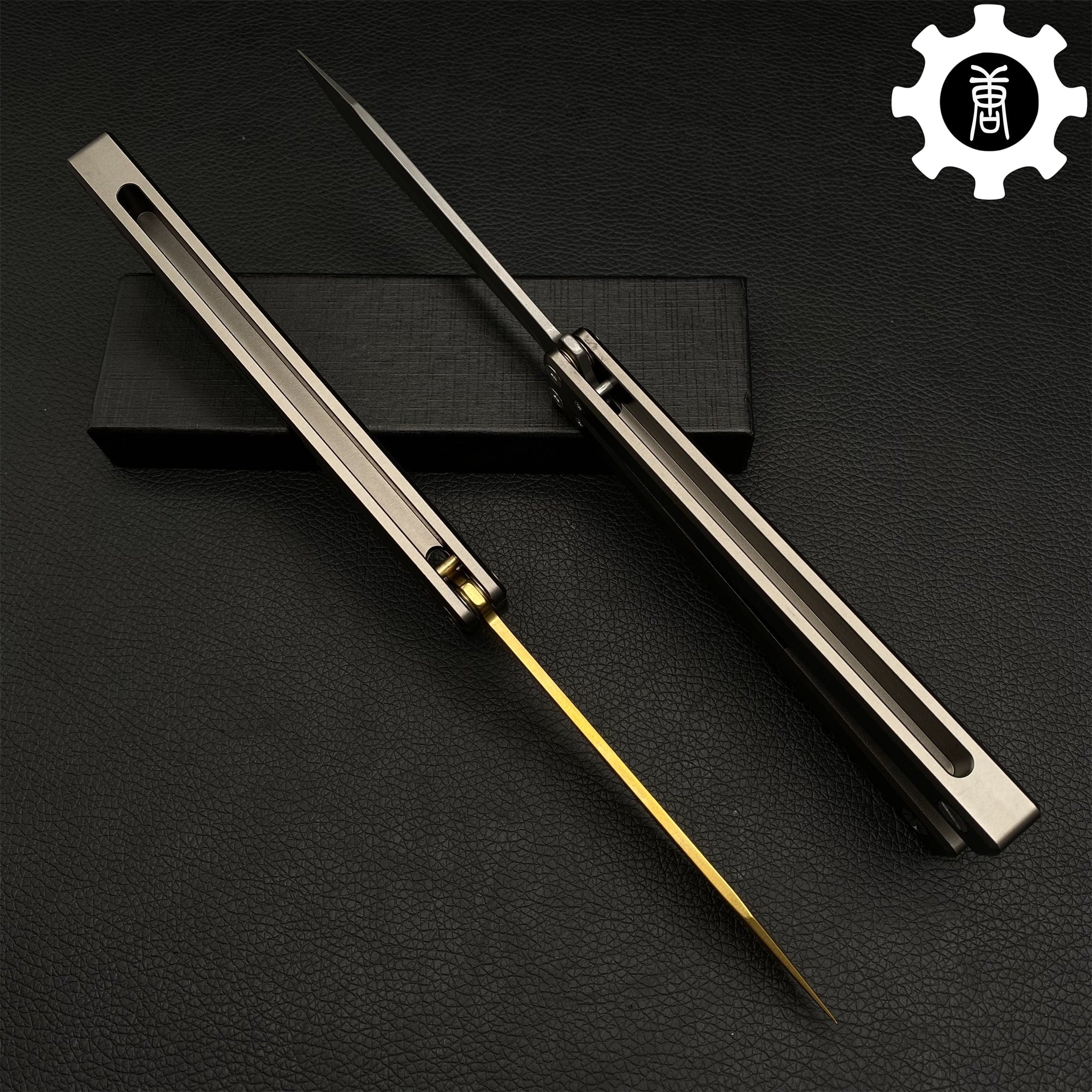 High-End TF2 Spy Knife Balisong Trainer-Blunt Blade - Tophatter Daily Deals