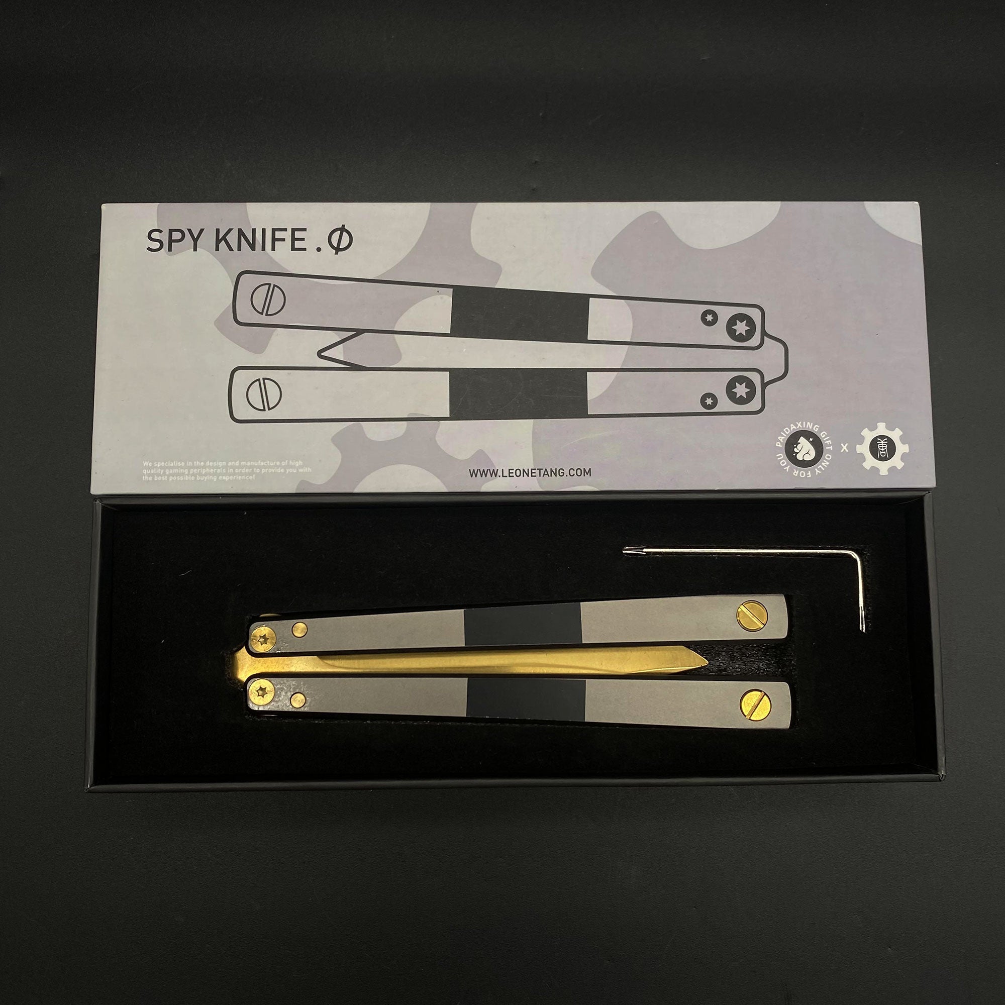 High-End TF2 Spy Knife Balisong Trainer-Blunt Blade - Tophatter Daily Deals